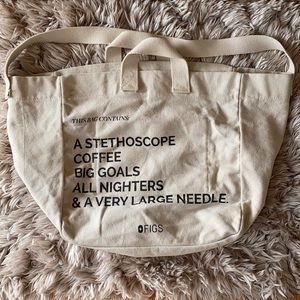 Figs Tan Canvas Tote